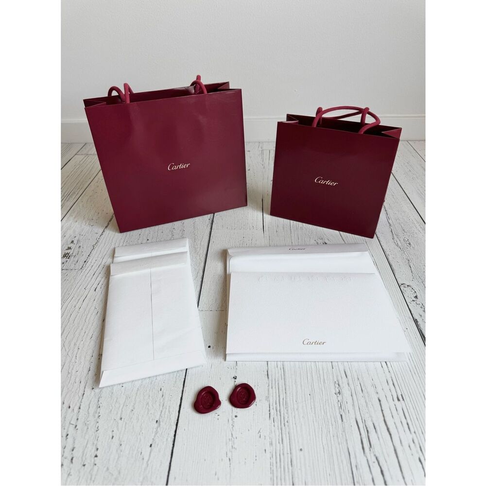Cartier - Red Shopping Bag + stationery
